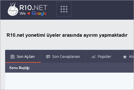 R10.net-yonetimi-uyeler-arasinda-ayirim-yapmaktadir flatcast tema